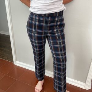 Zara plaid pants size 2